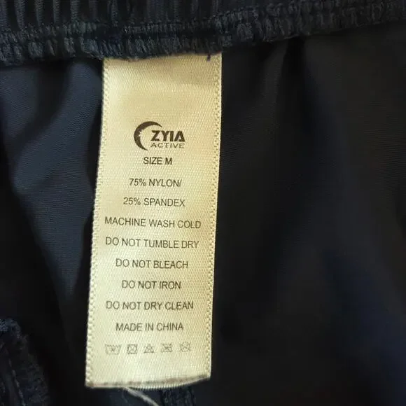 Zyia Everywhere drawstring pants woman's size medium blue lightweight - Picture 5 of 7